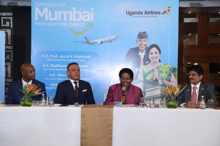 युगांडा एयरलाइंस ने एंटेबे-मुंबई फ्लाइट के लॉन्‍च के साथ भारत में अपना परिचालन शुरू किया