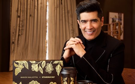 स्टारबक्स इंडिया से जुड़कर मनीष मल्होत्रा ने कॉफी, कला और ग्लैमर के अलग-अलग पहलू दिखाए