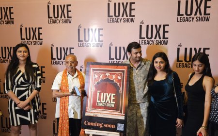 फैशन इवेंट एवं रनवे शो दी लक्स लीगेसी 2025 सीजन 2 की लॉन्चिंग पार्टी एवं पोस्टर लॉन्च सेरेमनी का हुआ आयोजन