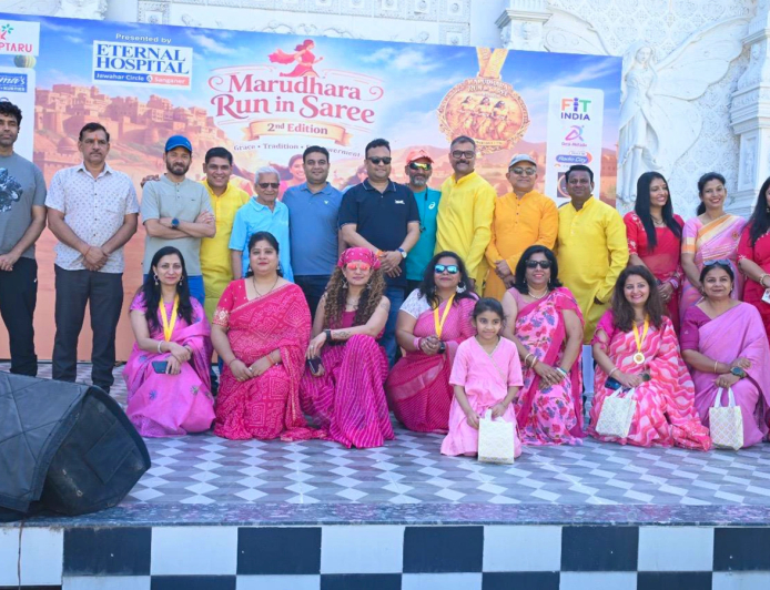‘मरुधरा रन इन साड़ी’–सीज़न 2: परंपरा और फिटनेस का अद्भुत संगम किया गया प्रस्तुत 