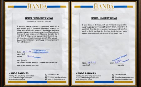 Handa Bangles ने जारी किया स्पष्टीकरण: केवल 24 कैरेट गोल्ड प्लेटेड ज्वेलरी का कारोबार